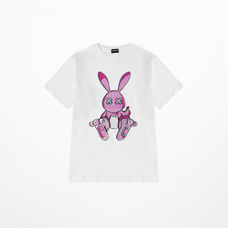 Cartoon printed short sleeve