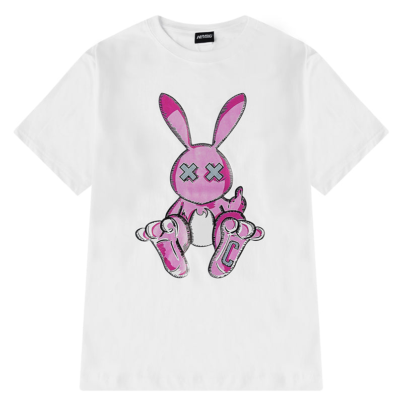 Cartoon printed short sleeve